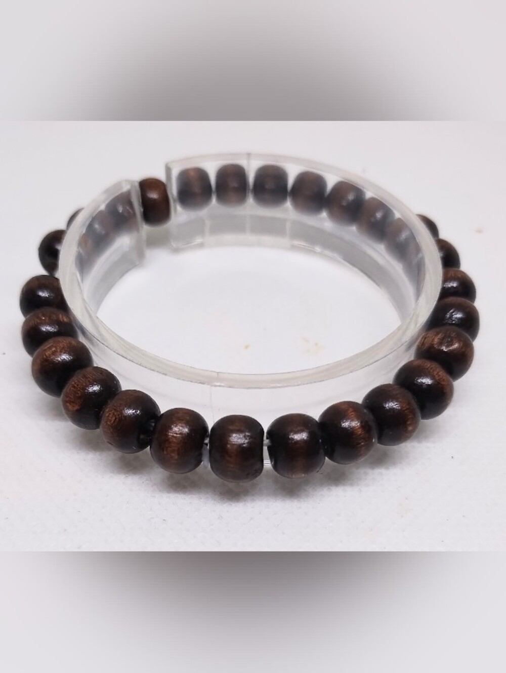 Men's Bracelet Beaded Beads Brown Jewelry‎ New G15